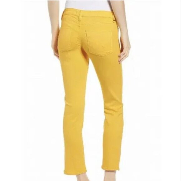 Hudson Jeans Yellow Nico Cigarette Jeans Size 28 - Picture 2 of 8